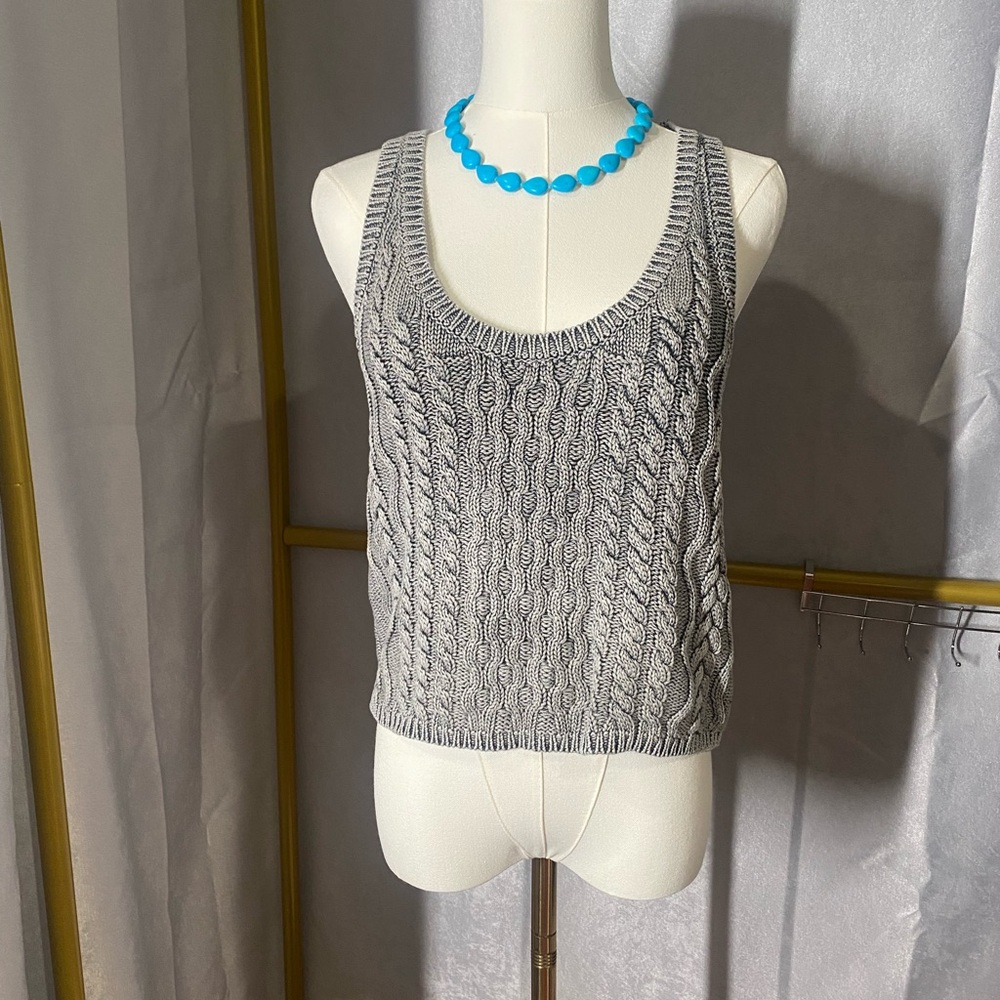 NWT Free People Gray Knit Women's Tank Top S